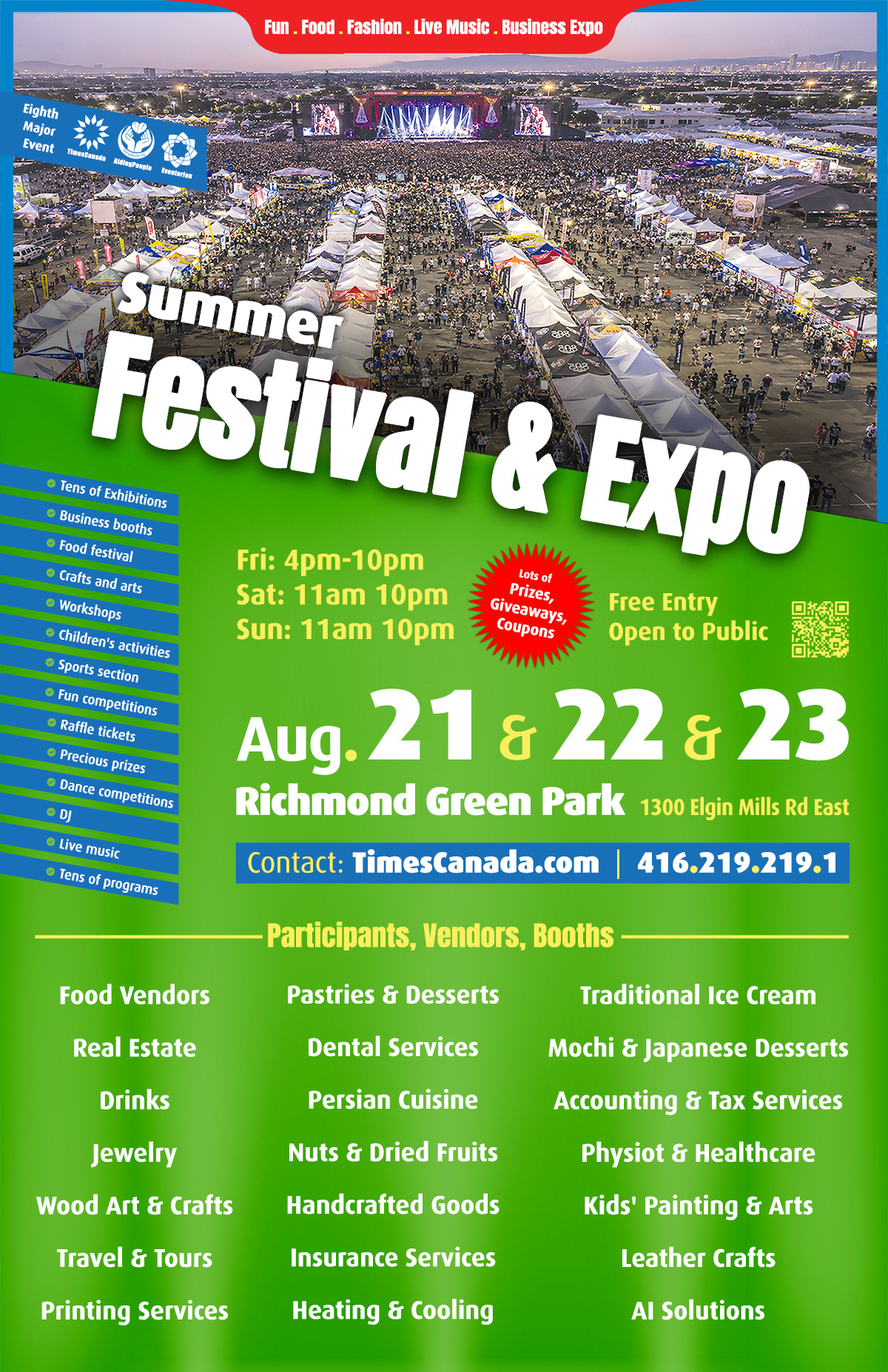 Festival & Expo English 2026, Toronto - Richmond Hill, Canada, Poster
